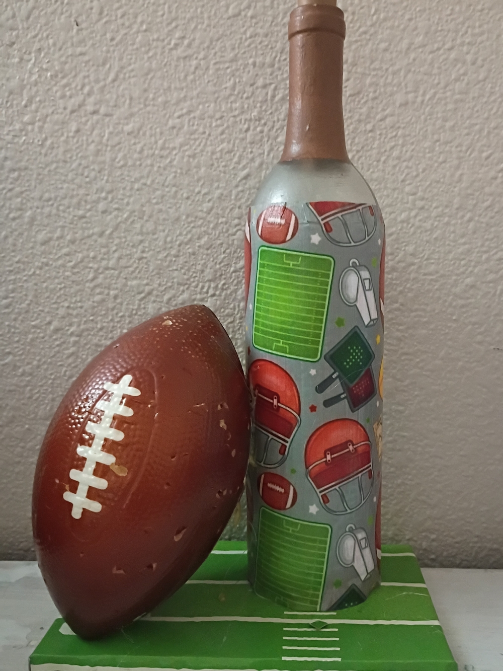Football Decor Bottle Light